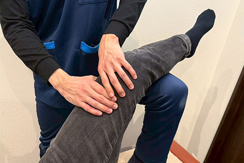 膝痛施術
